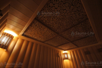 Панно из можжевельника, 600х700 мм.