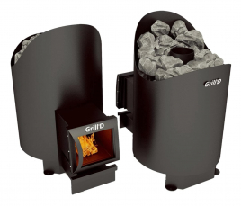 Дровяная банная печь GrillD Aurora 180 Long