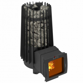 Дровяная банная печь GrillD Cometa 180 Vega Long Window Max