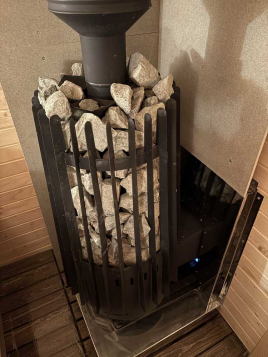Дровяная банная печь GrillD Cometa Vega 180 Long Window Max 2025