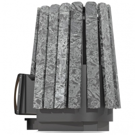 Дровяная банная печь GrillD Cometa Vega 450 Short Max Stone (Серпентинит)