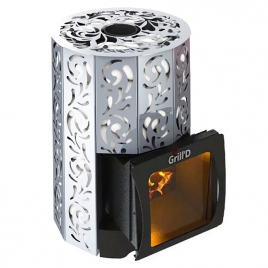 Дровяная банная печь GrillD Violet 200 Short Max Pro