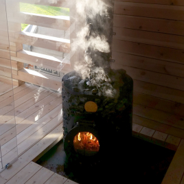 Дровяная печь для сауны IKI Jatti