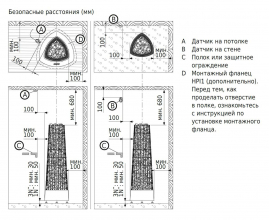 Электрическая печь Harvia Kivi PI70E, без пульта
