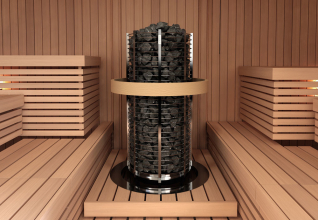 Печь для сауны Sawo Tower TH6-120NS-P круглая, 12 кВт