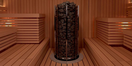 Печь для сауны Sawo Tower TH6-80NB-P круглая, 8 кВт