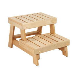 Табурет Harvia SAC10402 двухступенчатый для бани, ольха, 60x77x51 см